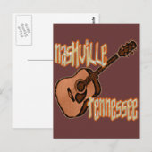 NASHVILLE TENNESSEE POSTKARTE (Vorne/Hinten)