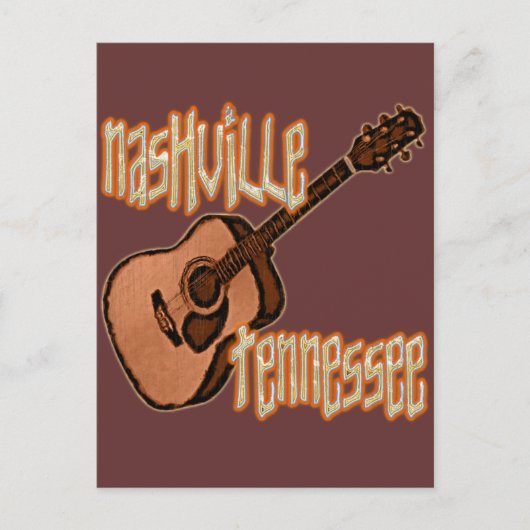 NASHVILLE TENNESSEE POSTKARTE (Vorderseite)