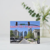 Nashville-Tennessee Postkarte (Stehend Vorderseite)