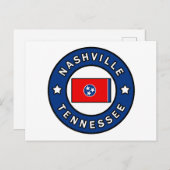 Nashville Tennessee Postkarte (Vorne/Hinten)
