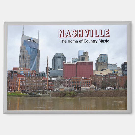 Nashville Tennessee Riverfront Magnet (Vorderseite)