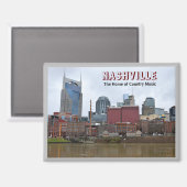 Nashville Tennessee Riverfront Magnet (Vorderseite/Rückseite)