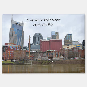 Nashville, Tennessee Riverfront Magnet