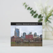 Nashville, Tennessee Riverfront Postkarte (Stehend Vorderseite)