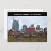 Nashville, Tennessee Riverfront Postkarte (Vorne/Hinten)