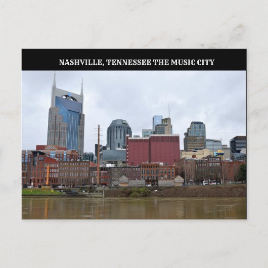 Nashville, Tennessee Riverfront Postkarte (Vorderseite)
