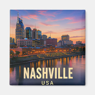 Nashville Tennessee Riverfront Reiseandenken Magnet