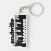 Nashville Tennessee Schlüsselanhänger (Rückseite)