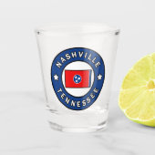 Nashville Tennessee Schnapsglas (Vorderseite)