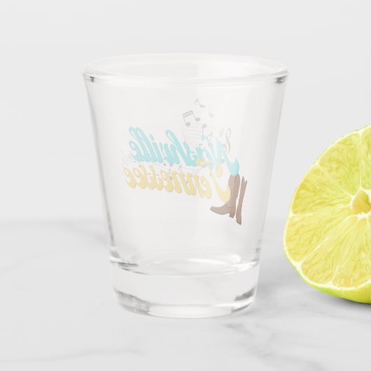 Nashville Tennessee Shot Glass Schnapsglas (Rückseite)