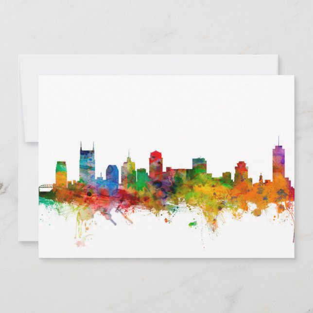 Nashville Tennessee Skyline (Vorderseite)