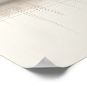 Nashville Tennessee Skyline Abstract Art Poster (Ecke)