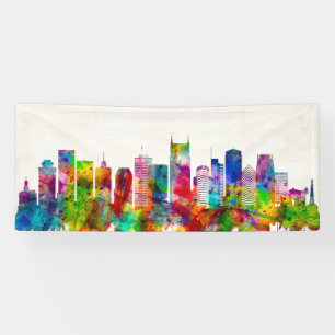 Nashville Tennessee Skyline Banner