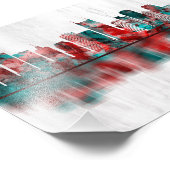 Nashville Tennessee Skyline Fotodruck (Ecke)