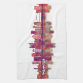 Nashville Tennessee Skyline Geschirrtuch (Vertikal)