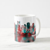 Nashville Tennessee Skyline Kaffeetasse (VorderseiteRechts)