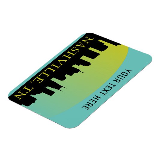Nashville, Tennessee Skyline Magnet (Linke Seite)