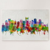 Nashville Tennessee Skyline Puzzle (Horizontal)