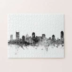 Nashville Tennessee Skyline Puzzle