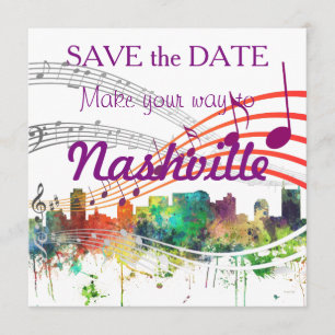NASHVILLE, TENNESSEE SKYLINE SP - SAVE THE DATE