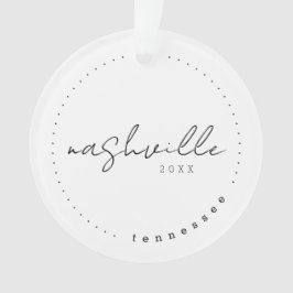 Nashville, Tennessee TN Travel Vereinte Staaten Ornament