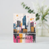 Nashville Tennessee Travel Postkarte (Stehend Vorderseite)