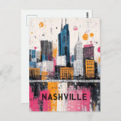 Nashville Tennessee Travel Postkarte (Vorne/Hinten)