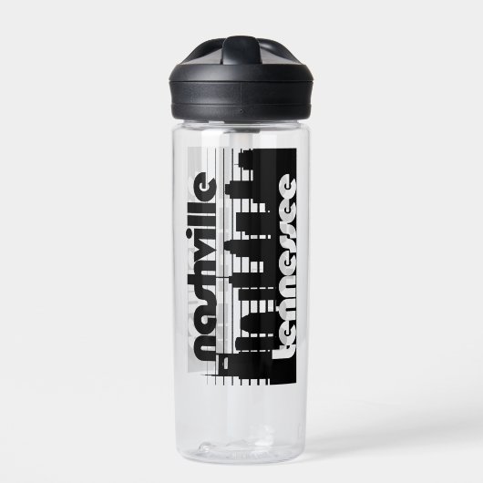 Nashville Tennessee Trinkflasche (Vorderseite)