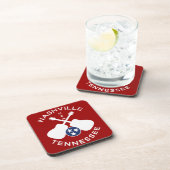 Nashville, Tennessee USA Getränkeuntersetzer (Rechte Seite)