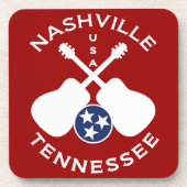 Nashville, Tennessee USA Getränkeuntersetzer (Vorderseite)