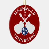 Nashville, Tennessee USA Keramik Ornament (Rechts)