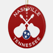 Nashville, Tennessee USA Keramik Ornament (Links)