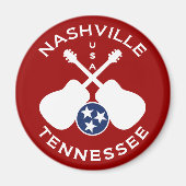 Nashville, Tennessee, USA Magnet (Vorne)