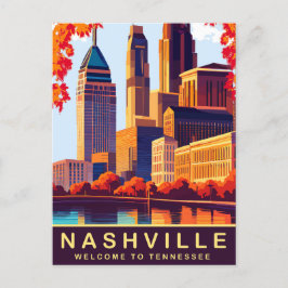 Nashville, Tennessee, USA, Travel Postkarte