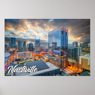Nashville, Tennessee, Vereinigte Staaten Poster