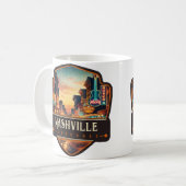 Nashville, Tennessee | VINTAG Kaffeetasse (Vorderseite Links)