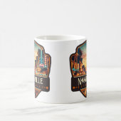 Nashville, Tennessee | VINTAG Kaffeetasse (Mittel)