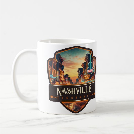 Nashville, Tennessee | VINTAG Kaffeetasse (Links)