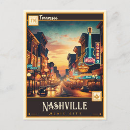 Nashville, Tennessee | VINTAG Postkarte