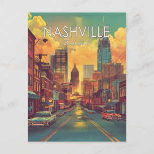 Nashville Tennessee Vintage-Reisepostkarte Postkarte