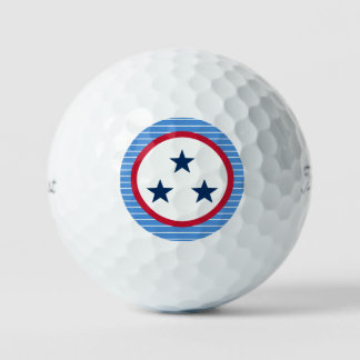 Nashville, Tennessee Volunteer State Tri-Star Golfball