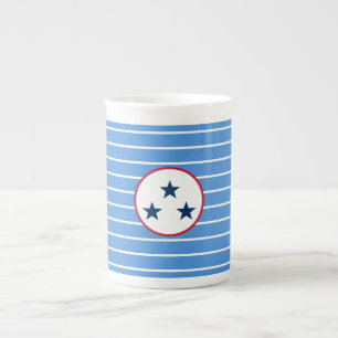 Nashville, Tennessee Volunteer State Tri-Star Porzellantasse
