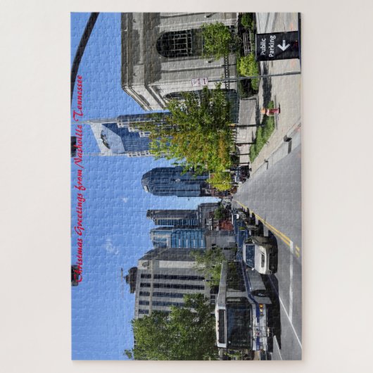 Nashville Tennessee. Weihnachtsgrüße Jigsaw Pu Puzzle (Vertikal)