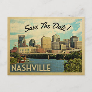 Nashville Termin vormerken Tennessee Ankündigungspostkarte