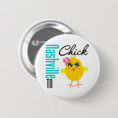 Nashville TN Chick Button (Vorne & Hinten)