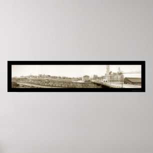 Nashville, TN-Eisenbahn-Foto 1905 Poster