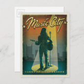 Nashville, TN - Girl Postkarte (Vorne/Hinten)