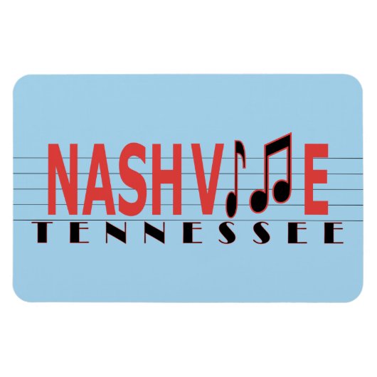 Nashville TN Kühlschrankmagnet Magnet (Horizontal)