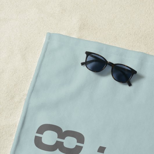 Nashville TN Latitude Longitude Strandtuch (Beispiel)