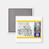 Nashville TN: Magnet (Vorderseite/Rückseite)